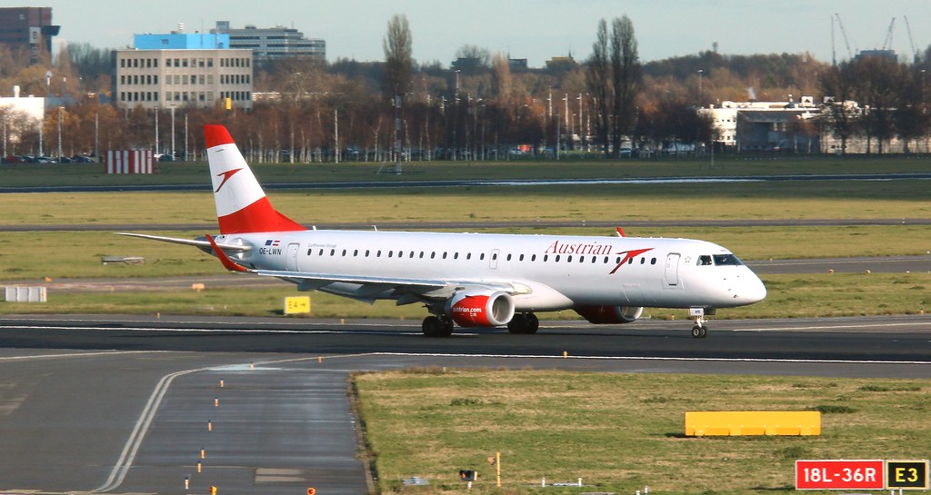 Photo of Austrian Airlines OE-LWN, Embraer ERJ-195