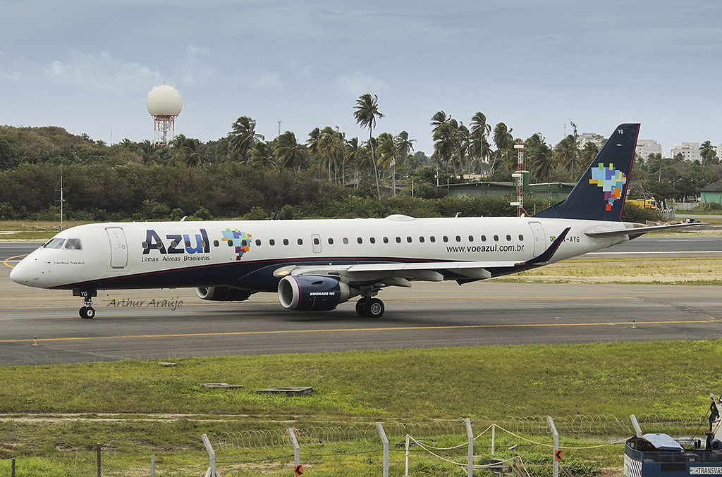Photo of Azul Linhas Aereas PR-AYG, Embraer ERJ-195