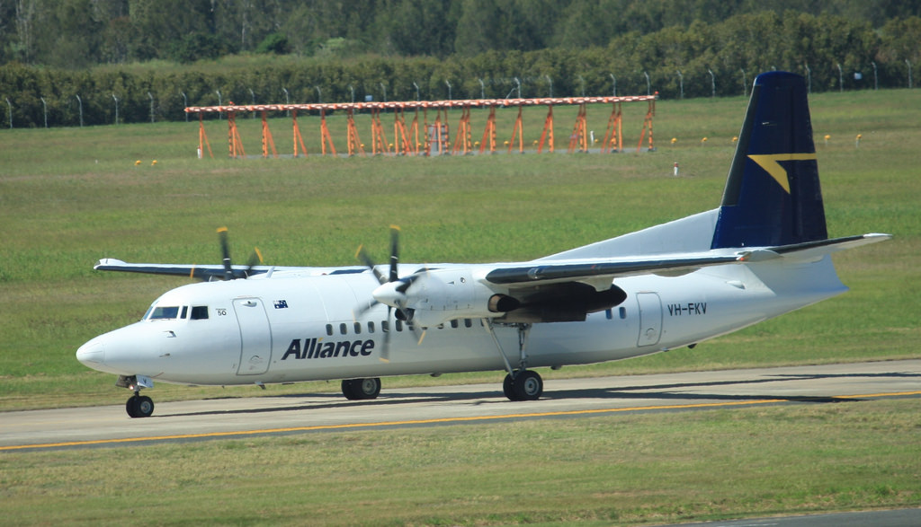 Photo of Alliance Air VH-FKV, Fokker 50