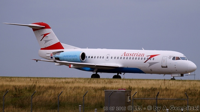 Photo of Austrian Airlines OE-LFQ, Fokker 70