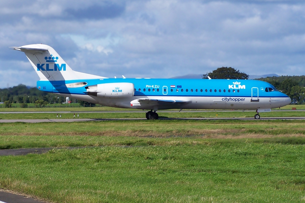 Photo of KLM Cityhopper PH-KZU, Fokker 70