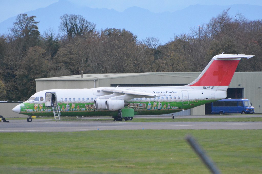 Photo of Air Libya 5A-FLF, AVRO RJ-100 Avroliner