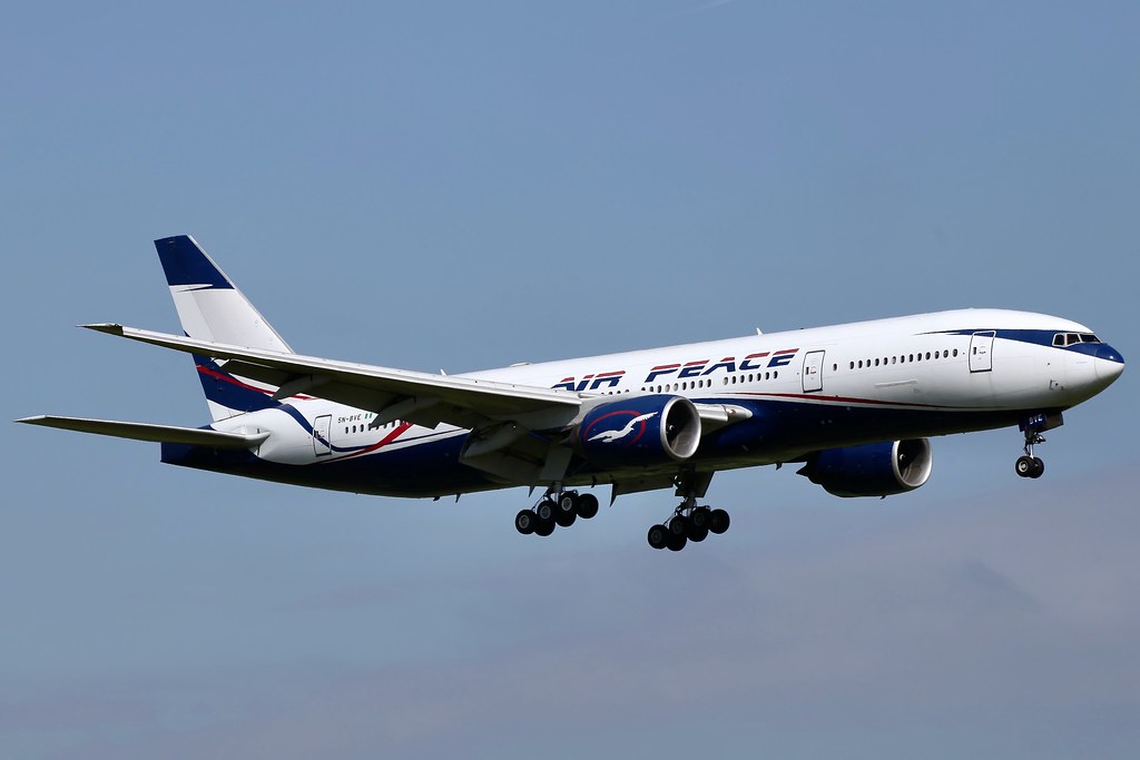 Photo of Air Peace 5N-BVE, Boeing 777-200