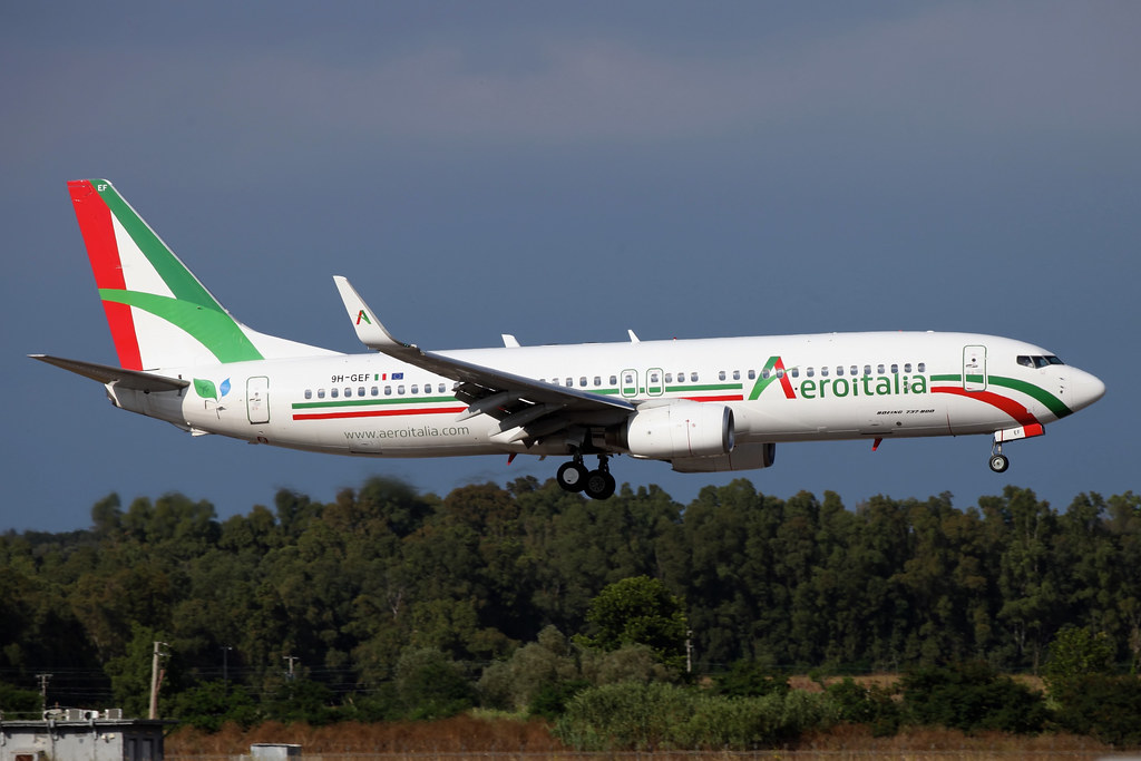 Photo of Aeroitalia 9H-GEF, Boeing 737-800