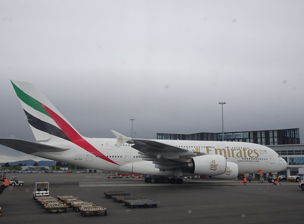 Photo of Emirates Airlines A6-EUE, Airbus A380-800