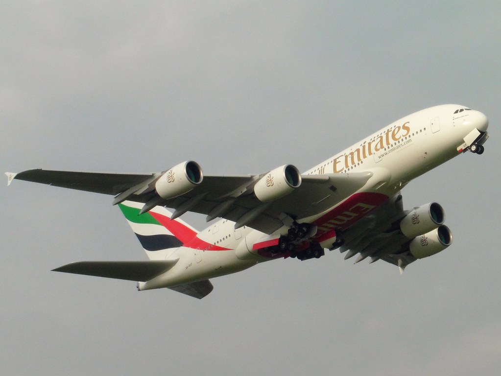 Photo of Emirates Airlines A6-EUF, Airbus A380-800