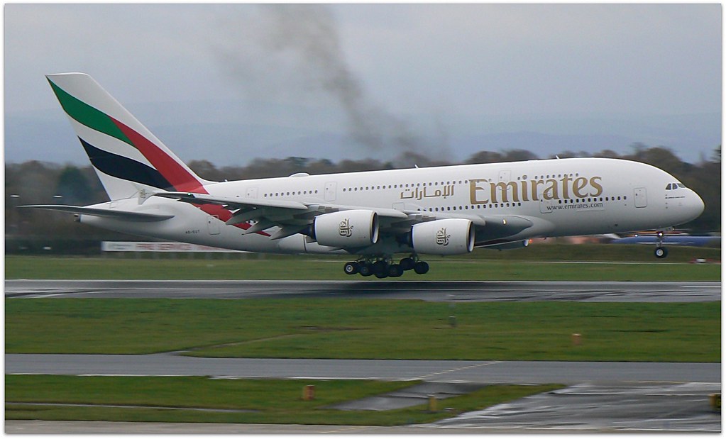 Photo of Emirates Airlines A6-EUT, Airbus A380-800