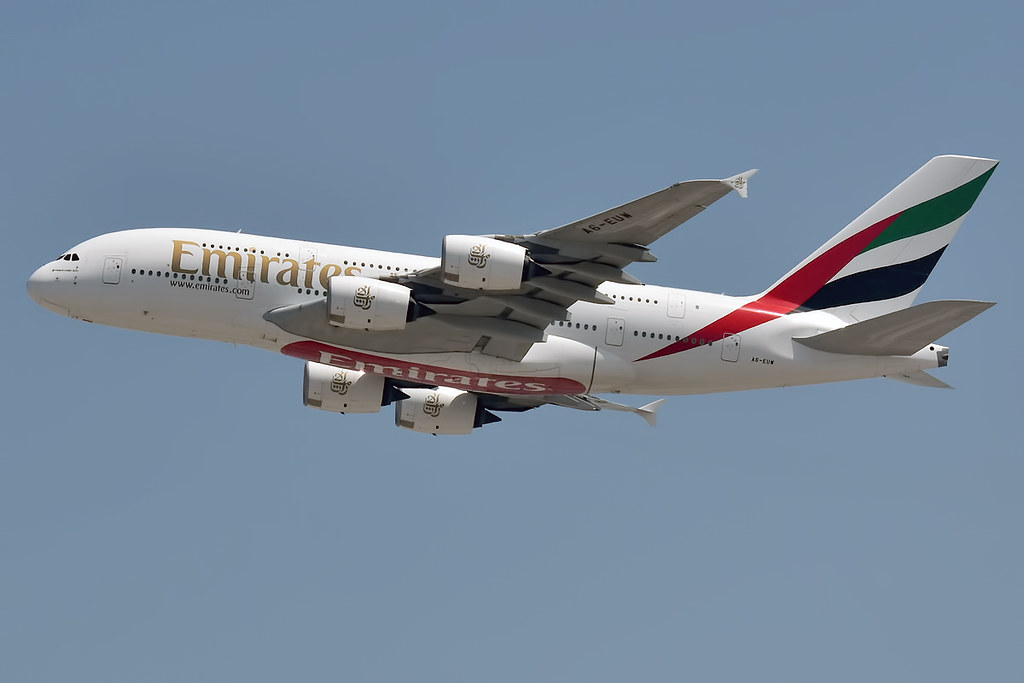 Photo of Emirates Airlines A6-EUW, Airbus A380-800