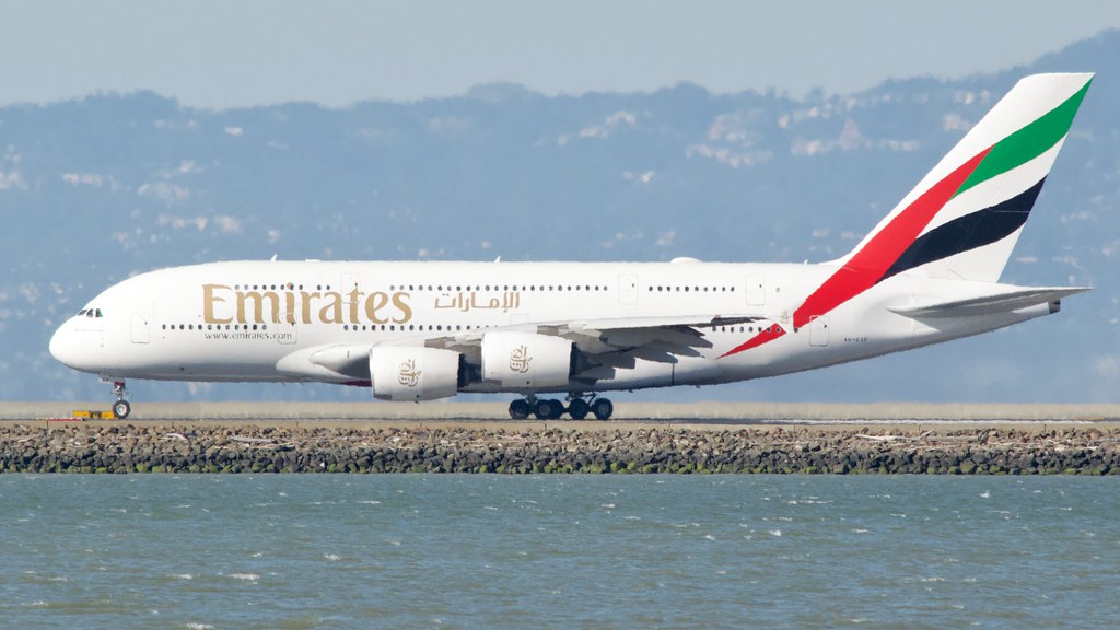 Photo of Emirates Airlines A6-EVF, Airbus A380-800