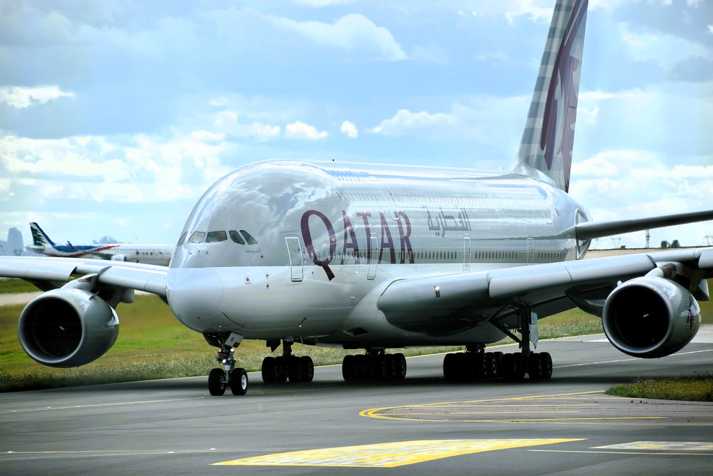 Photo of Qatar Airways A7-APD, Airbus A380-800