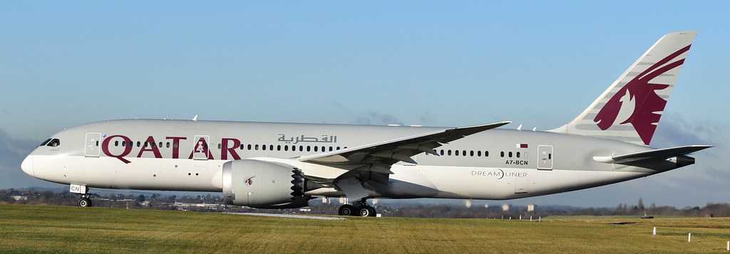 Photo of Qatar Airways A7-BCN, Boeing 787-8 Dreamliner