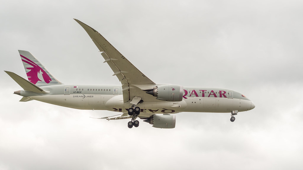 Photo of Qatar Airways A7-BCZ, Boeing 787-8 Dreamliner