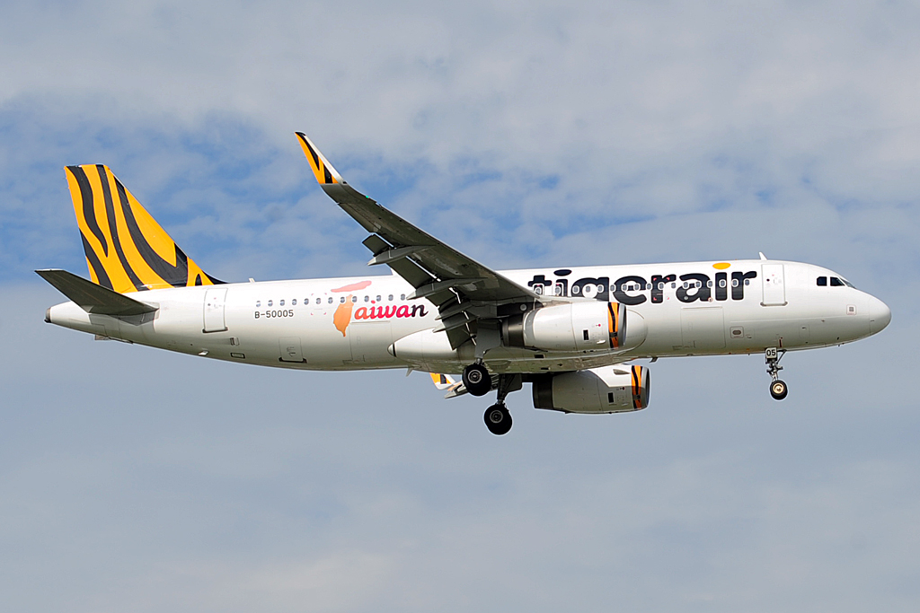 Photo of Tiger Air Taiwan B-50005, Airbus A320