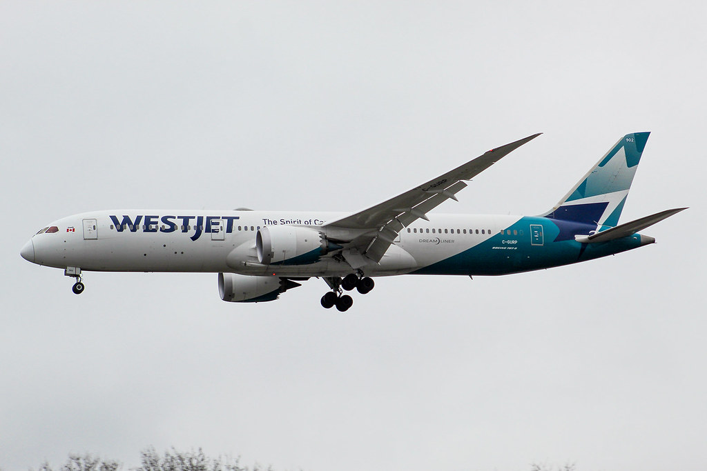 Photo of Westjet Airlines C-GURP, Boeing 787-9 Dreamliner