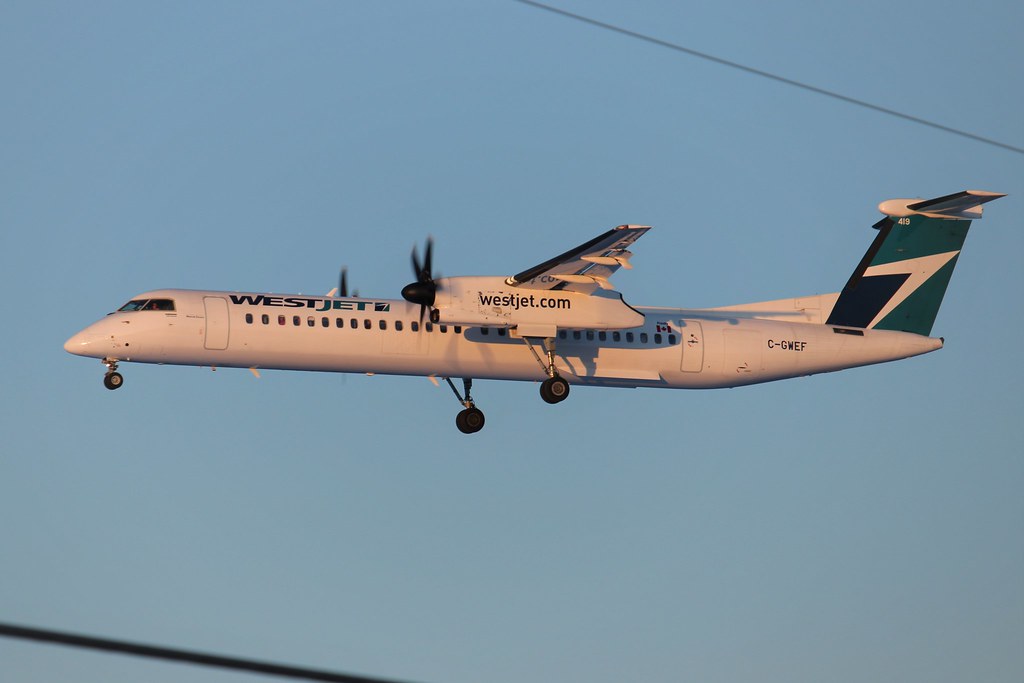 Photo of Westjet Encore C-GWEF, De Havilland Dash 8 (400)