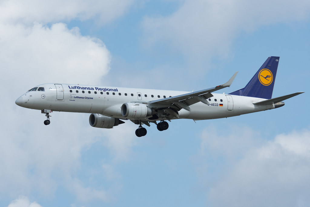 Photo of Lufthansa Cityline D-AECD, Embraer ERJ-190