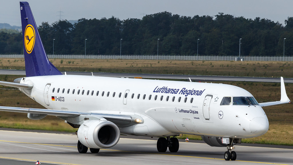 Photo of Lufthansa Cityline D-AECD, Embraer ERJ-190