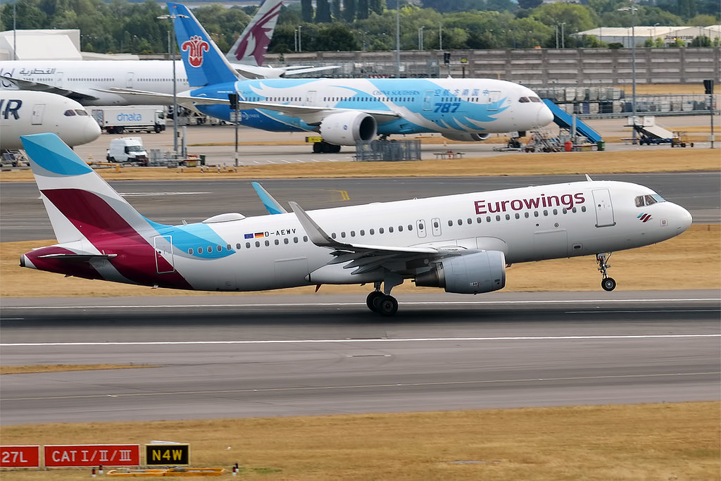 Photo of Eurowings D-AEWV, Airbus A320
