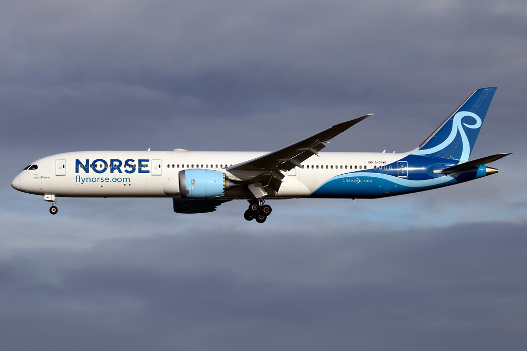 Photo of Norse Atlantic UK G-CKWD, Boeing 787-9 Dreamliner