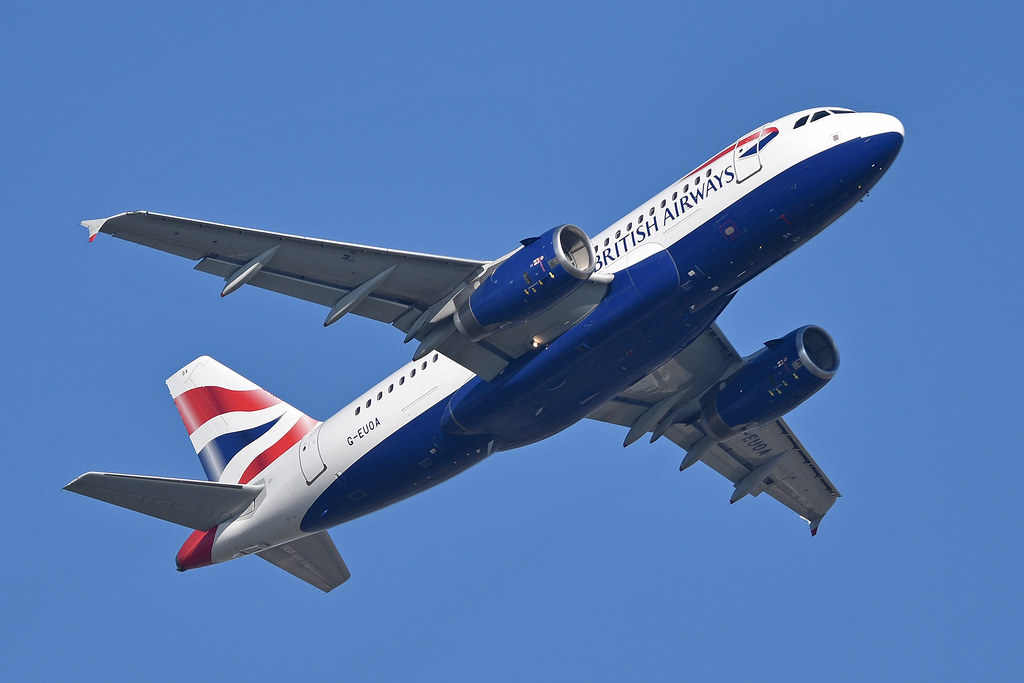 Photo of British Airways G-EUOA, Airbus A319