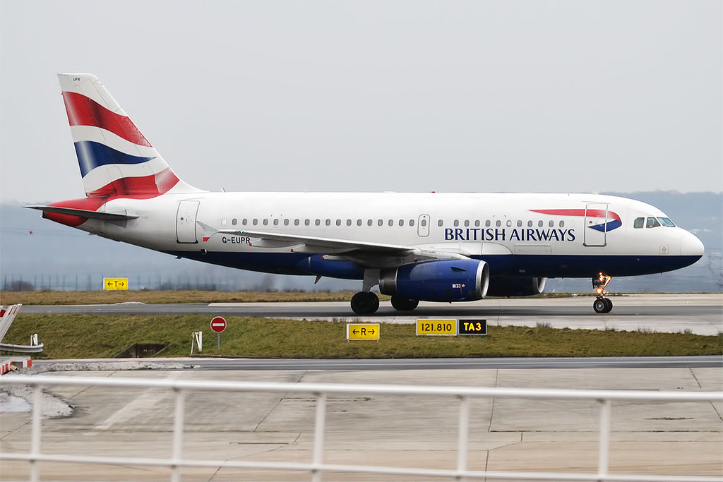 Photo of British Airways G-EUPR, Airbus A319