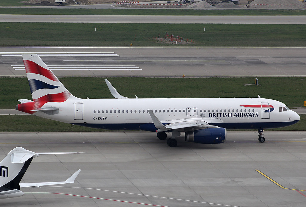Photo of British Airways G-EUYW, Airbus A320