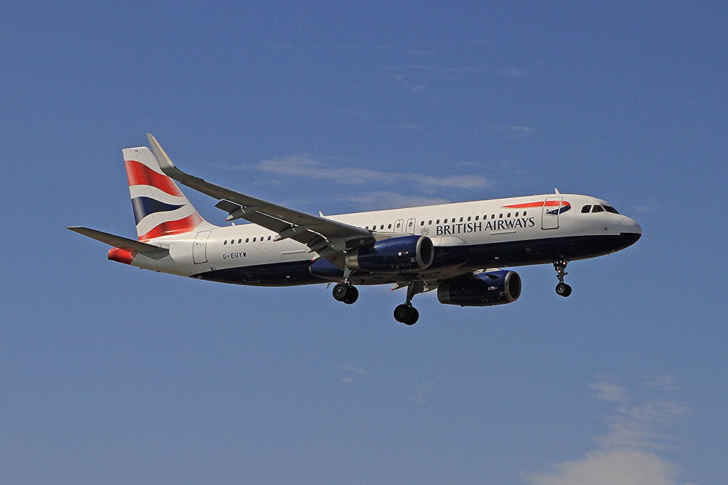 Photo of British Airways G-EUYW, Airbus A320