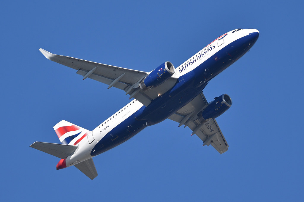 Photo of British Airways G-EUYW, Airbus A320
