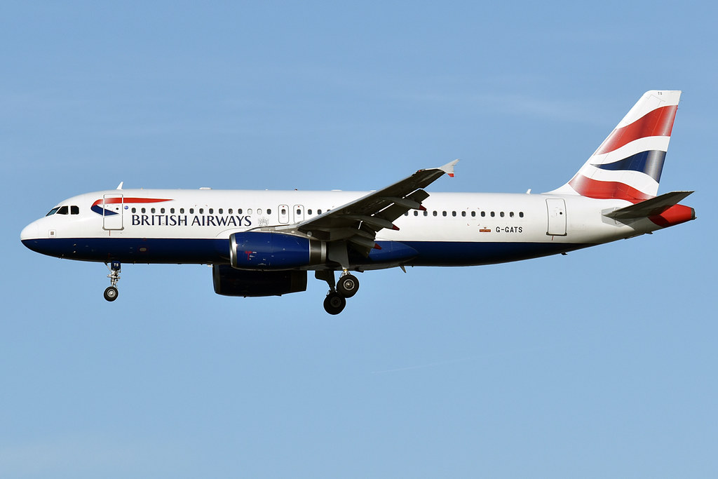 Photo of British Airways G-GATS, Airbus A320