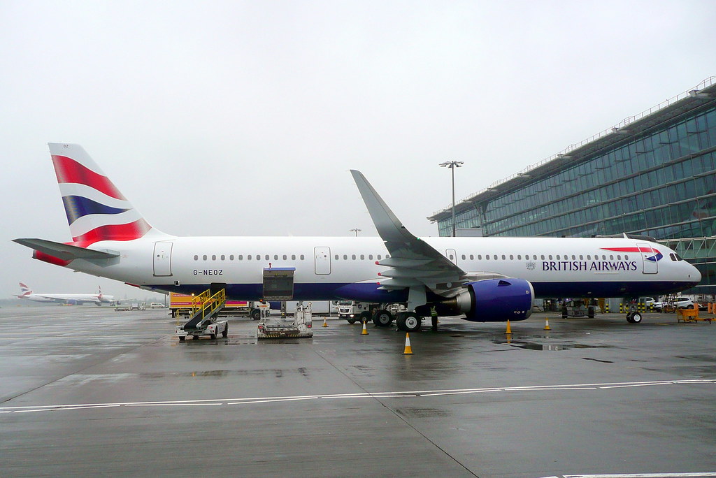 Photo of British Airways G-NEOZ, Airbus A321-Neo