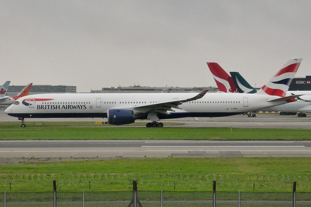 Photo of British Airways G-XWBG, Airbus A350-1000
