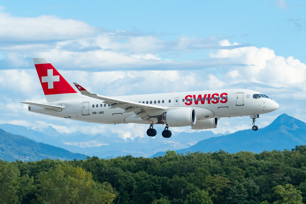Photo of Swiss HB-JBE, Airbus A220-100