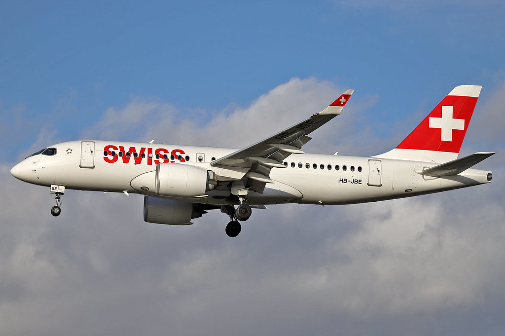 Photo of Swiss HB-JBE, Airbus A220-100