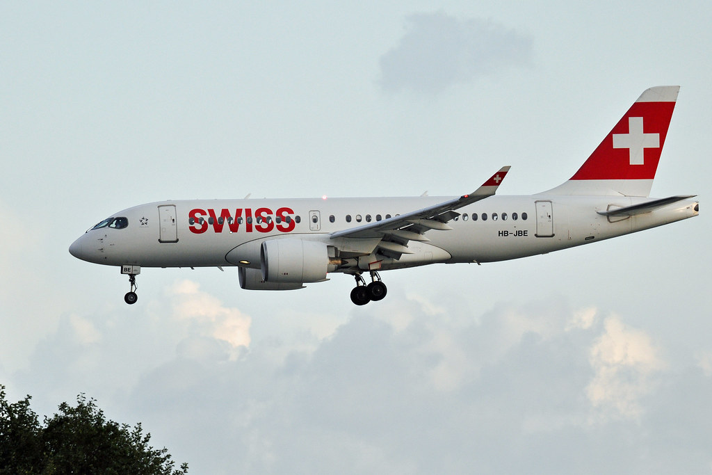 Photo of Swiss HB-JBE, Airbus A220-100