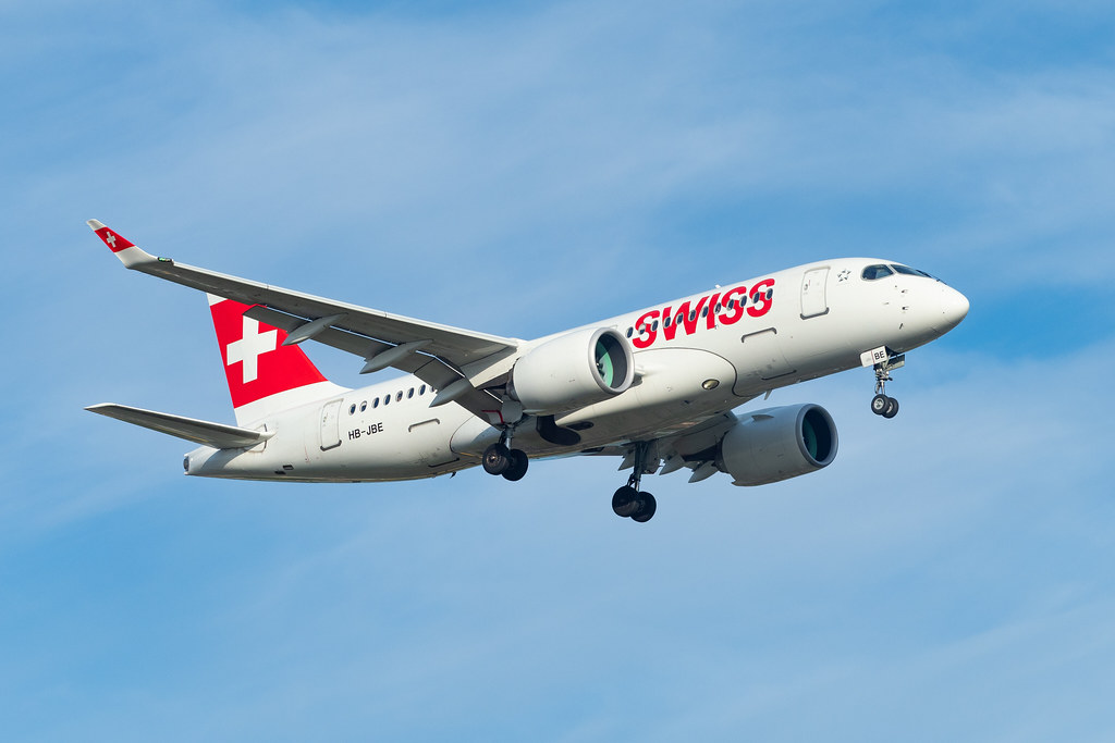 Photo of Swiss HB-JBE, Airbus A220-100