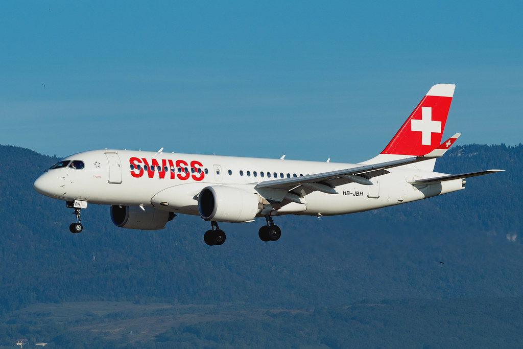 Photo of Swiss International Airlines HB-JBH, Airbus A220-100