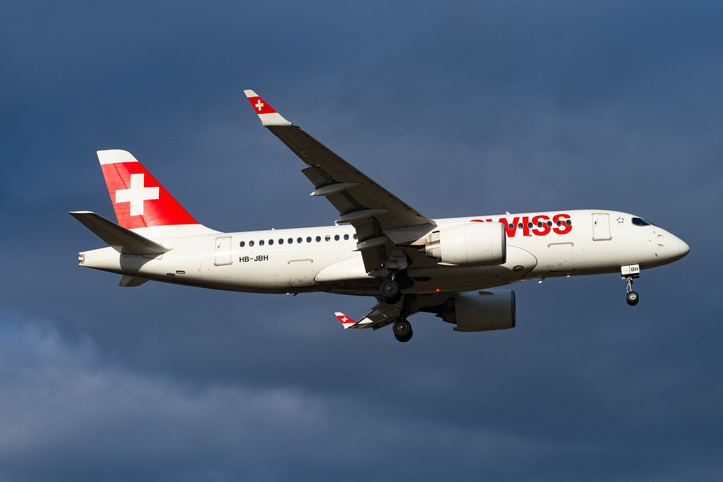 Photo of Swiss International Airlines HB-JBH, Airbus A220-100