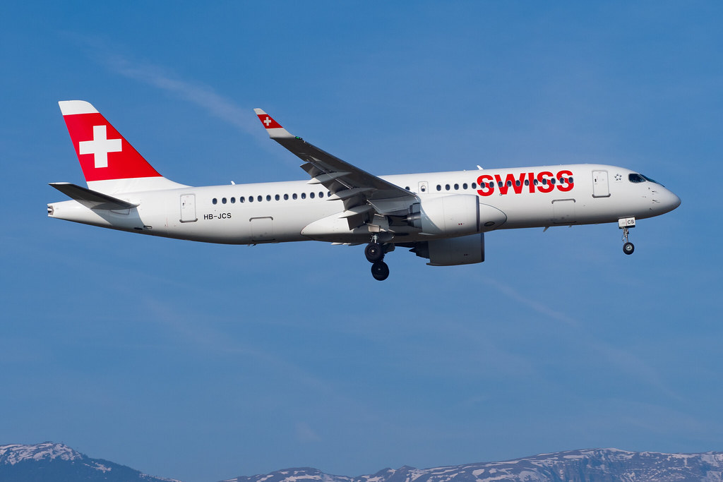 Photo of Swiss International Airlines HB-JCS, Airbus A220-300