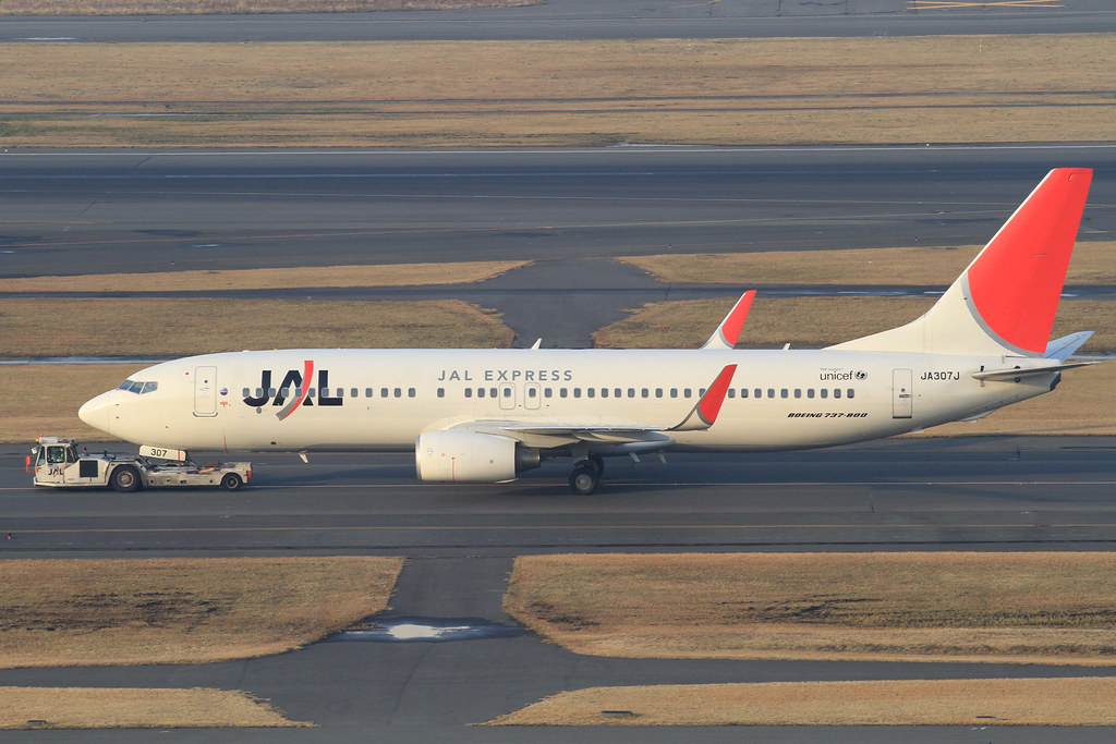 Photo of JAL Japan Airlines JA307J, Boeing 737-800