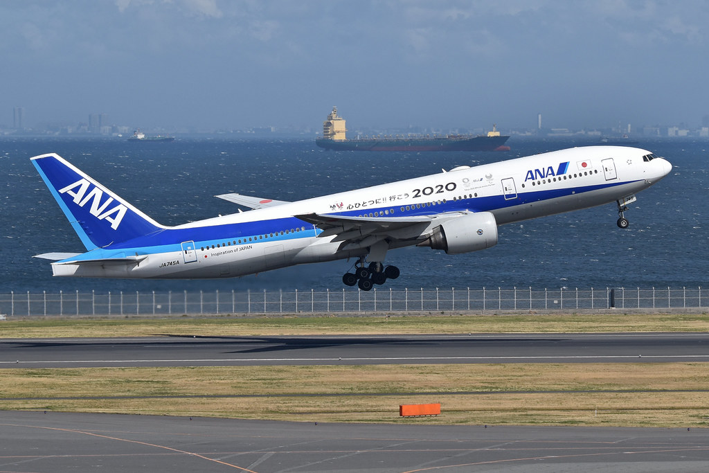 Photo of ANA All Nippon Airways JA745A, Boeing 777-200