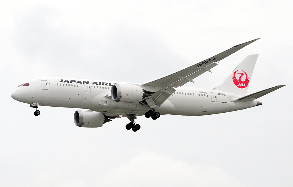 Photo of JAL Japan Airlines JA836J, Boeing 787-8 Dreamliner