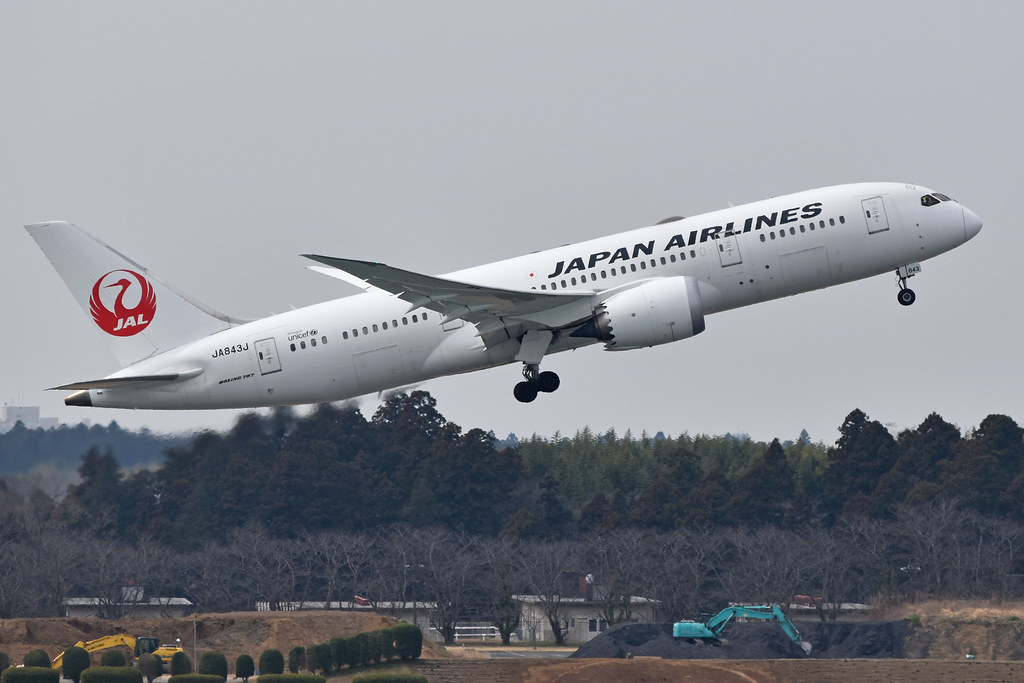 Photo of JAL Japan Airlines JA843J, Boeing 787-8 Dreamliner