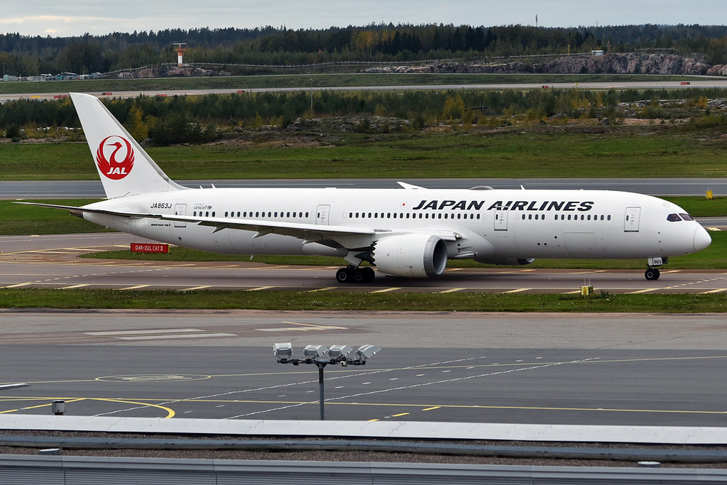 Photo of JAL Japan Airlines JA863J, Boeing 787-9 Dreamliner