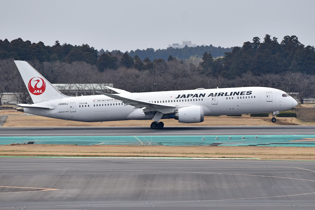 Photo of JAL Japan Airlines JA869J, Boeing 787-9 Dreamliner