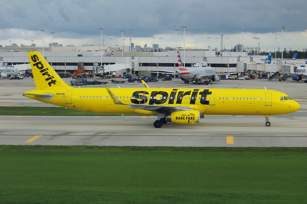 Photo of Spirit Airlines N668NK, Airbus A321