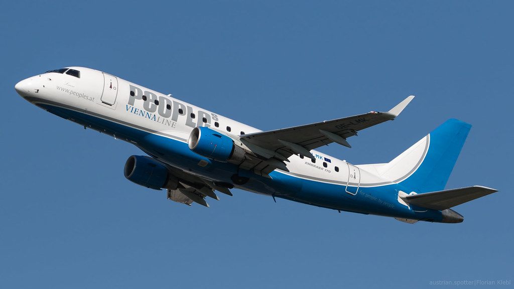 Photo of People's Viennaline OE-LMK, Embraer ERJ-170
