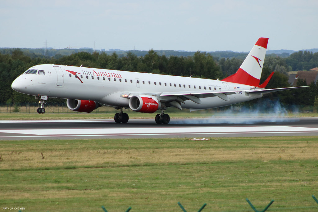Photo of Austrian Airlines OE-LWD, Embraer ERJ-195