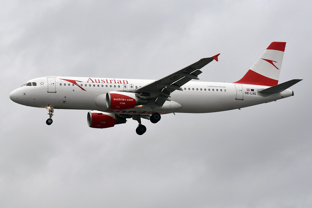 Photo of Austrian Airlines OE-LXE, Airbus A320
