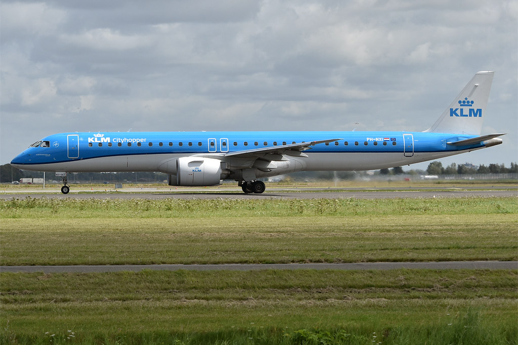 Photo of KLM Cityhopper PH-NXI, Embraer ERJ-195