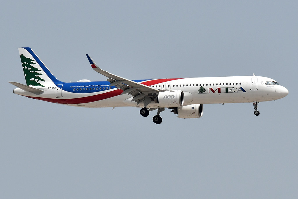 Photo of MEA Middle East Airlines T7-ME7, Airbus A321-Neo